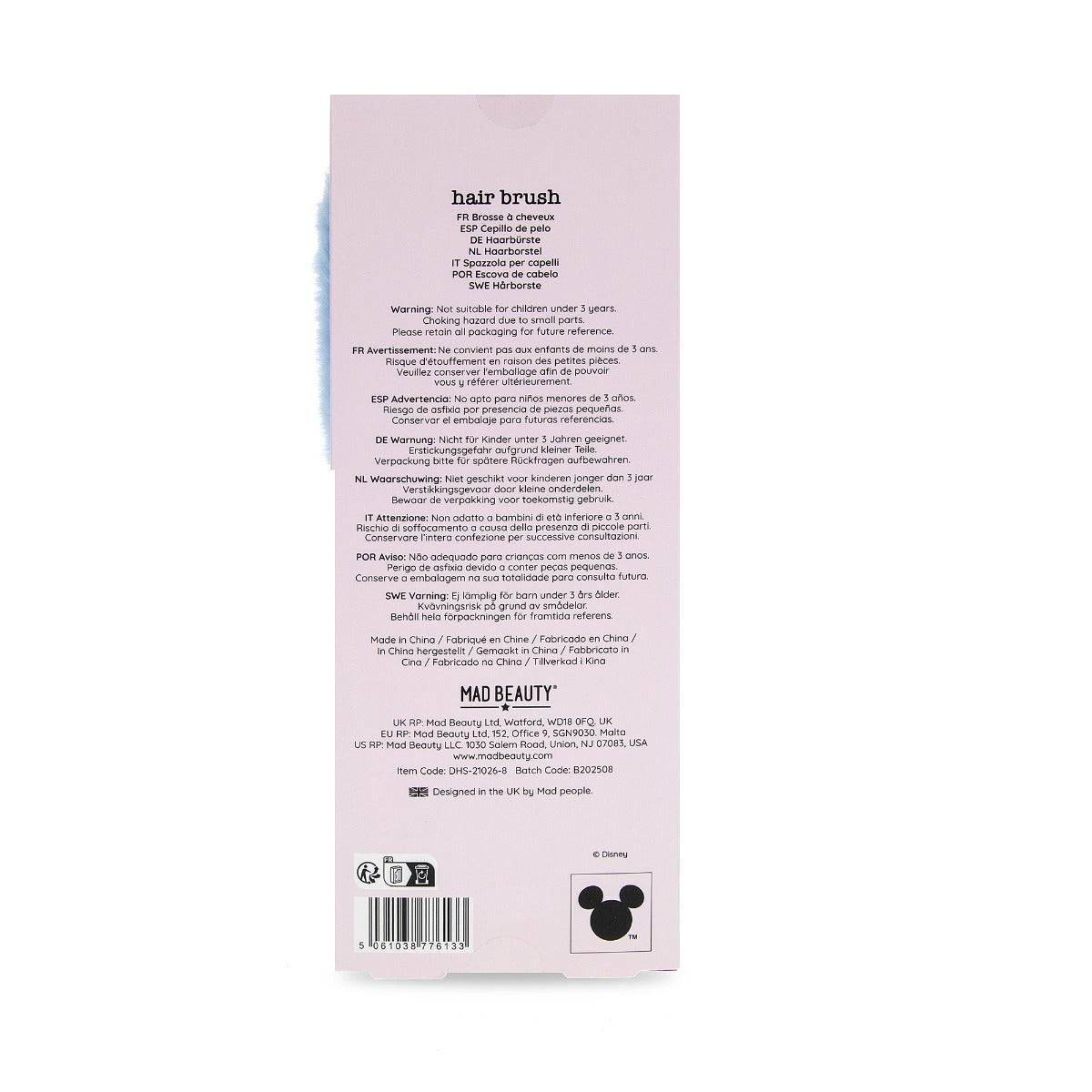 Brosse à cheveux duveteuse I Heart Stitch 💙🌺