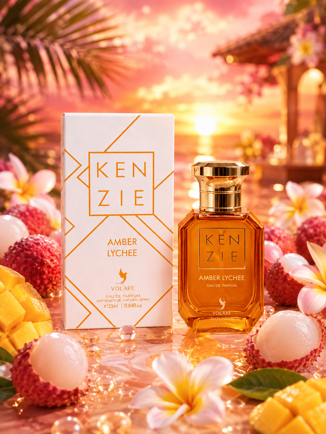 EDP Amber Lychee Kenzie - Format voyage 25ml