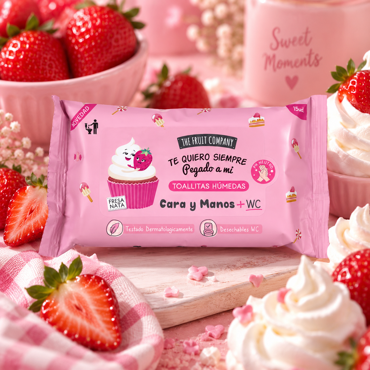 Lingettes Multi-Usage Fraise Chantilly 🍓🍦