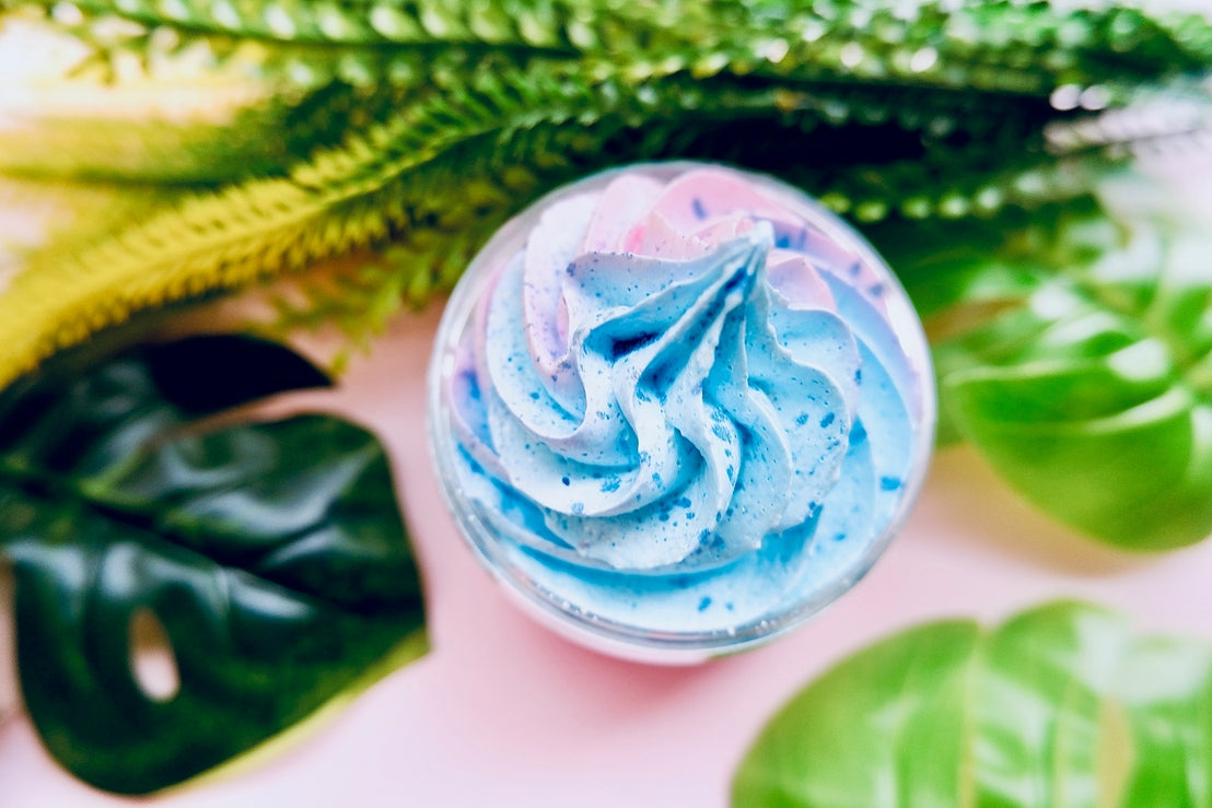 🍭 Savon Fouetté Exfoliant Barbe à Papa – Grand pot de 150 ml