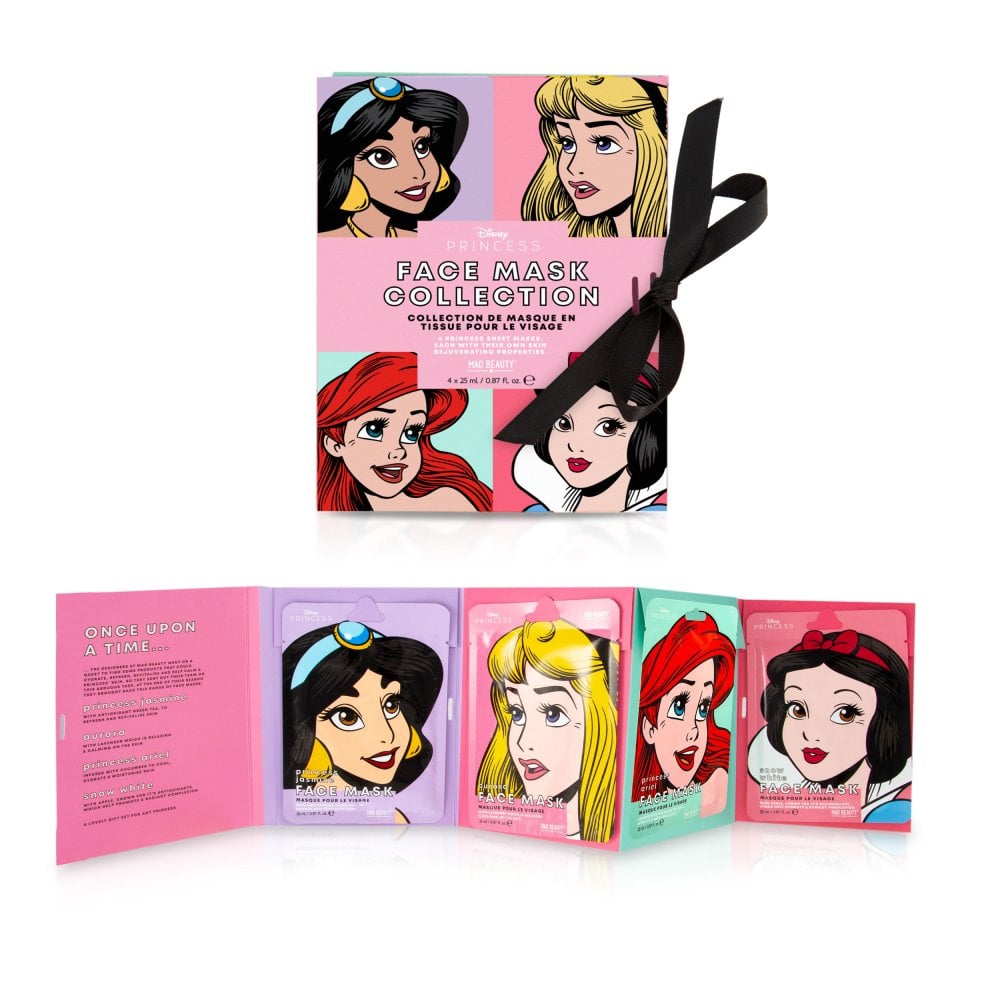 Lot de 4 masques visage Disney Pop Princess