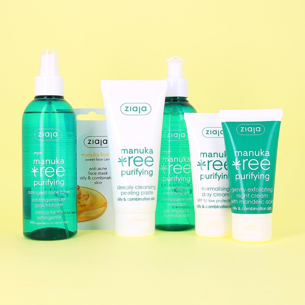 Gel Purifiant pour Peau Acnéique au Zinc et au Manuka - 200ml 💚