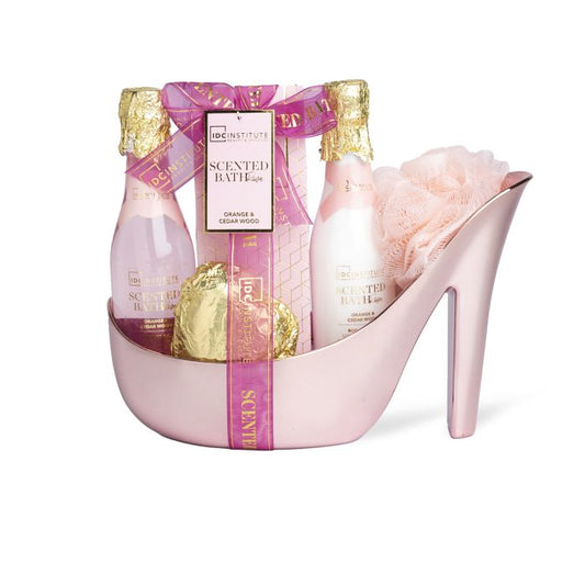 Coffret Bain XXL 6 Pièces - Talon Rose