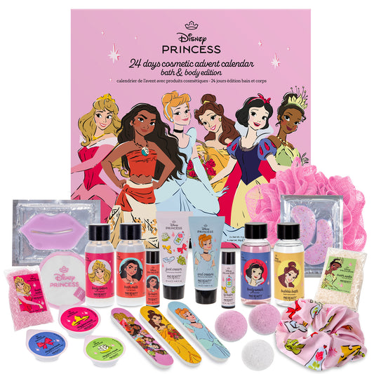 🎄 Calendrier de l’Avent Disney Princess – 24 Surprises Beauté & Bien-être