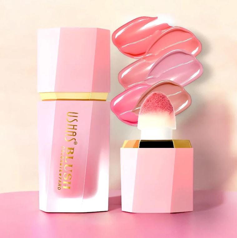 Blush Liquide Premium 3 en 1 - Teint, Lèvres, Yeux
