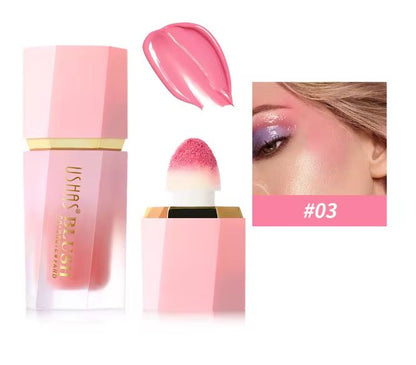 Blush Liquide Premium 3 en 1 - Teint, Lèvres, Yeux
