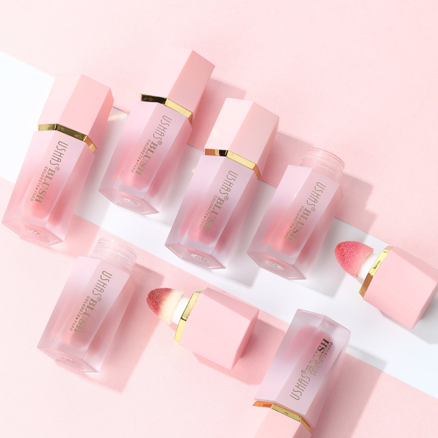 Blush Liquide Premium 3 en 1 - Teint, Lèvres, Yeux