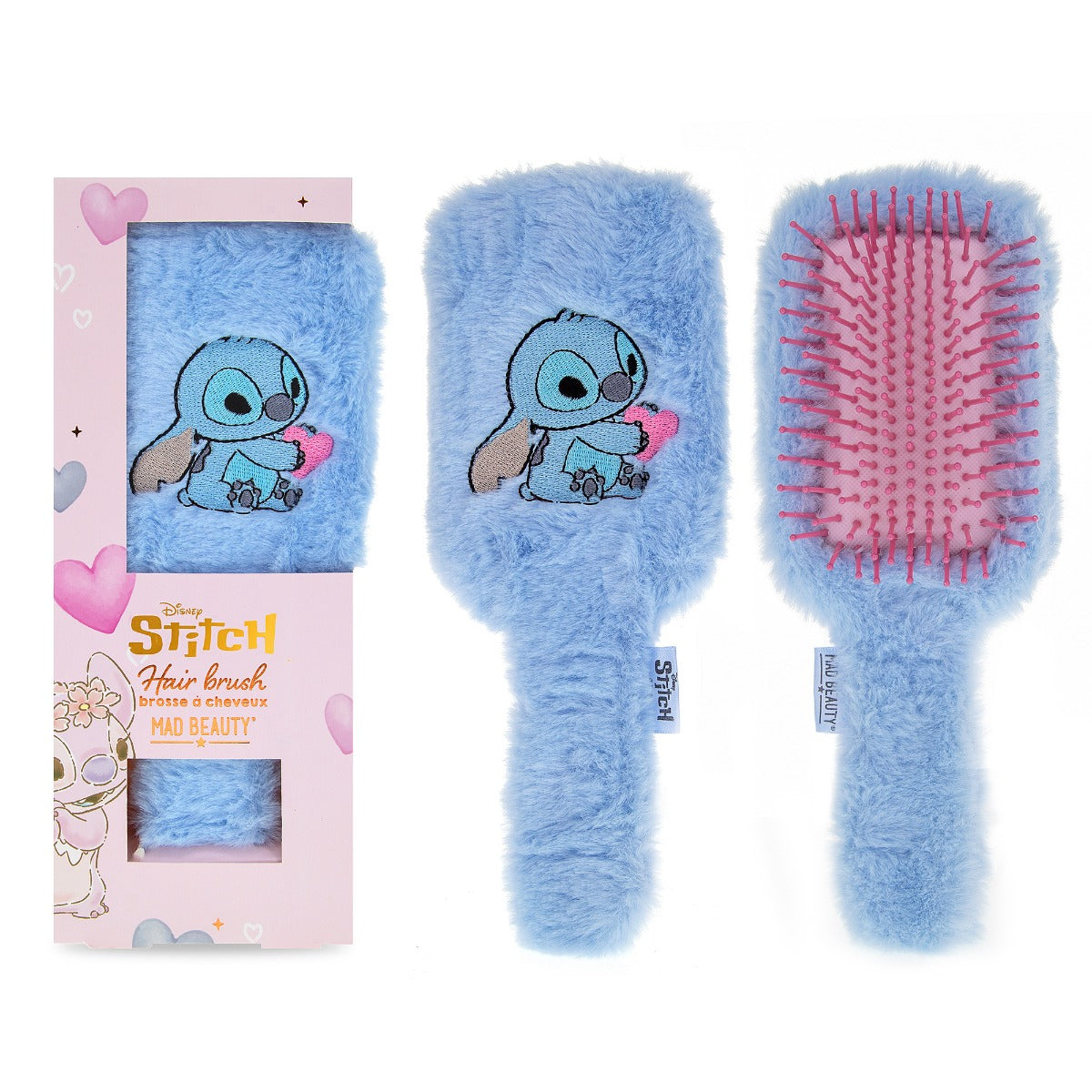 Brosse à cheveux duveteuse I Heart Stitch 💙🌺