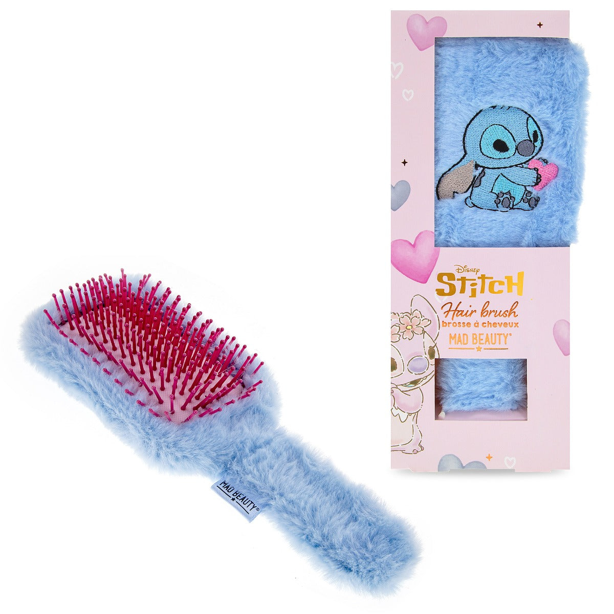 Brosse à cheveux duveteuse I Heart Stitch 💙🌺