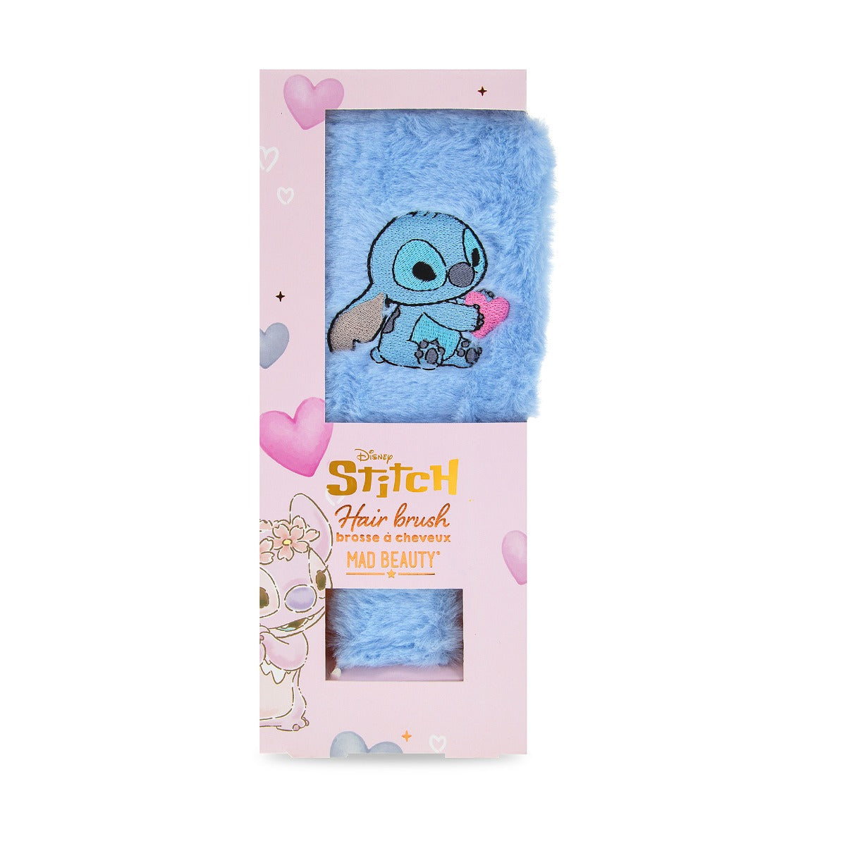 Brosse à cheveux duveteuse I Heart Stitch 💙🌺