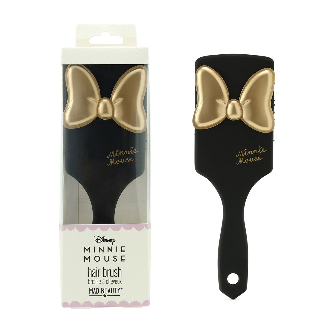 Brosse à cheveux magique Minnie 🖤✨