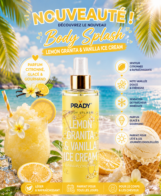 🍦🍋 Brume Lemon Granita & Vanilla Ice Cream - 250ml