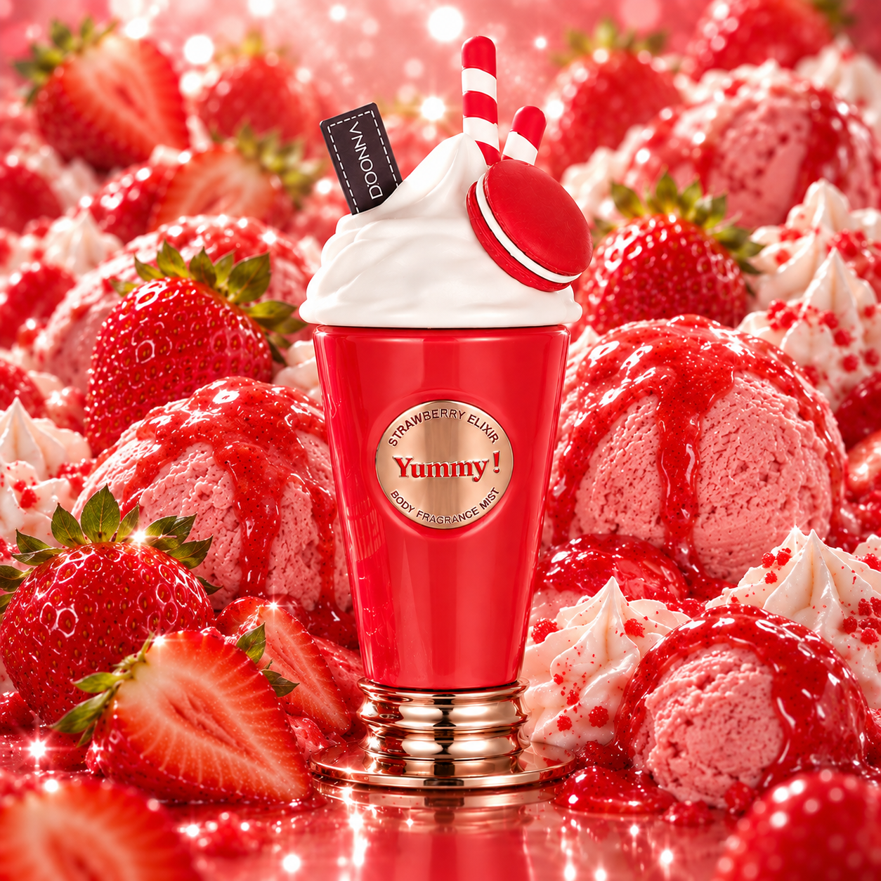 Brume Corps Yummy Strawberry Elixir –  200 ml 🍓🍦
