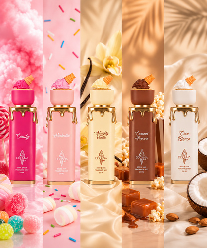 Brume Corps & Cheveux – Choisis ta senteur 🍦 - 250 ml