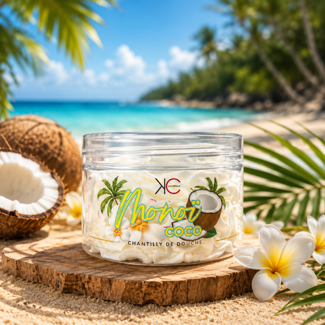 🌞🌴 Chantilly de Douche - Collection Monoï - 100 g  | Choisis ta Senteur