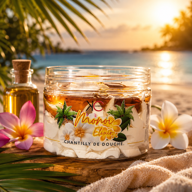🌞🌴 Chantilly de Douche - Collection Monoï - 100 g  | Choisis ta Senteur