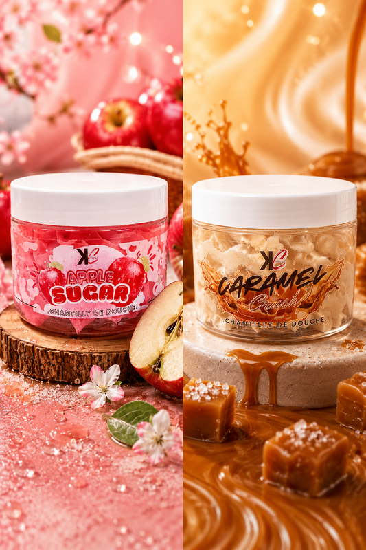 🍦 Chantilly de Douche Parfumée – 100g | Choisis ta Senteur