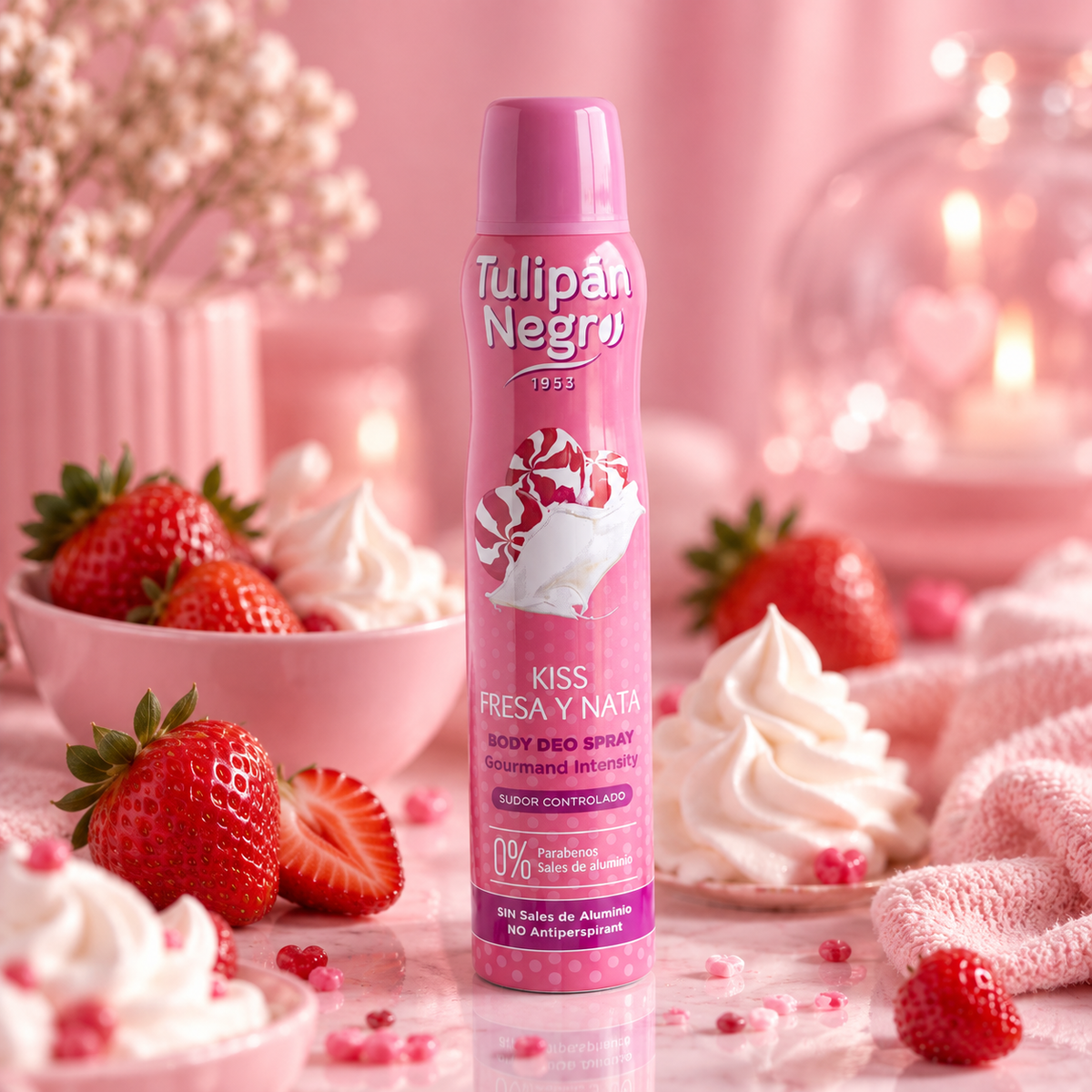 Déodorant Spray Fraise Chantilly - 200 ml 🍓🍦