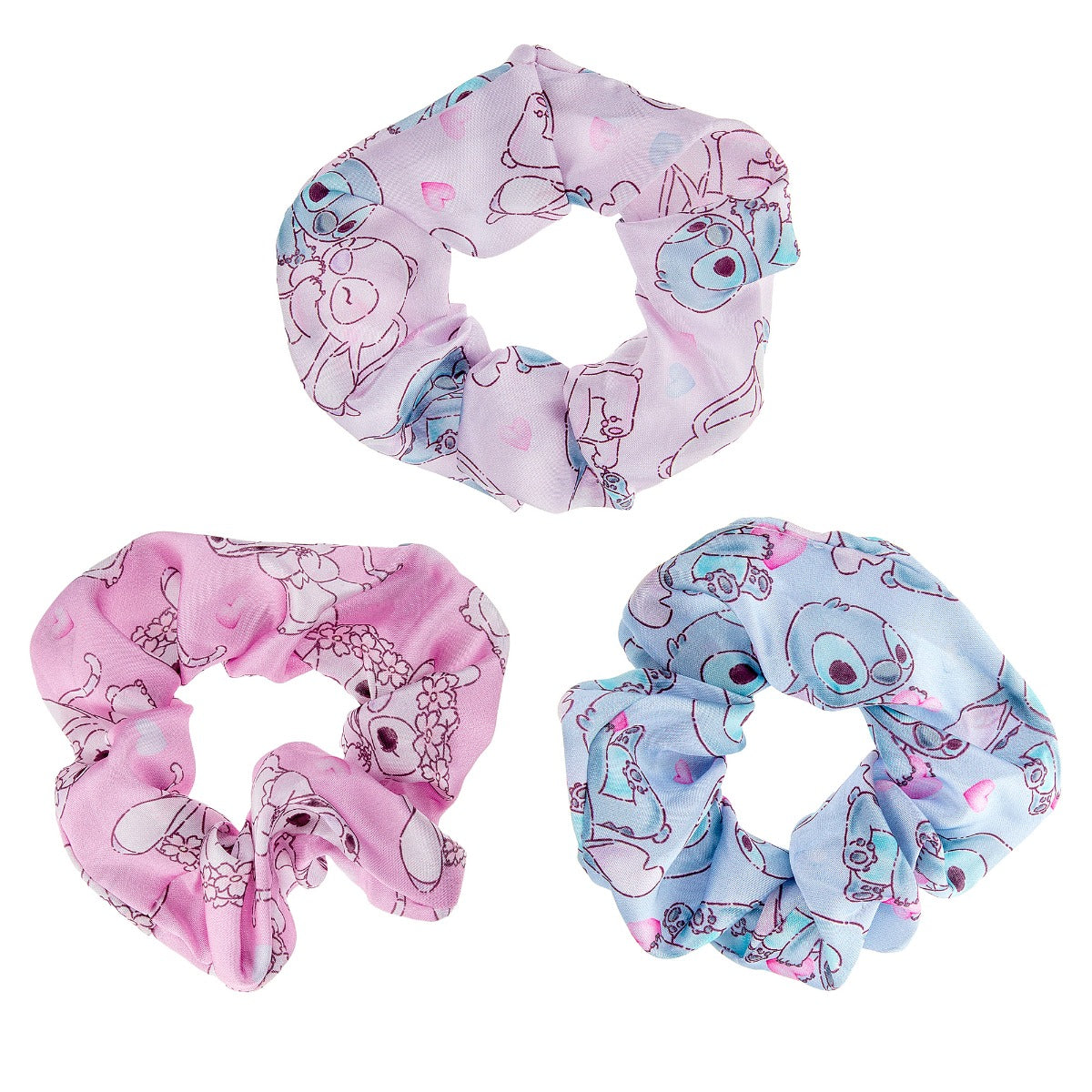 Trio de chouchous I Heart Stitch 💙🌺