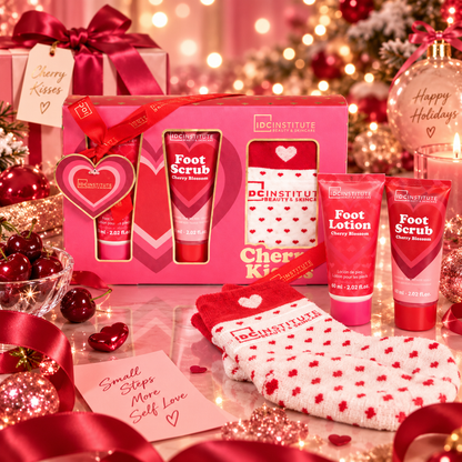 🎀 Coffret Soin des Pieds Cherry Kisses – 3 Pièces 🍒