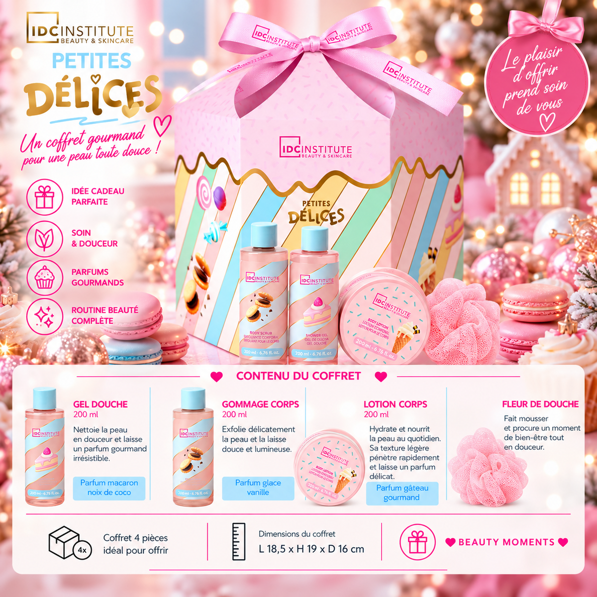 🍰 Coffret Délices Gourmandes – 4 pièces