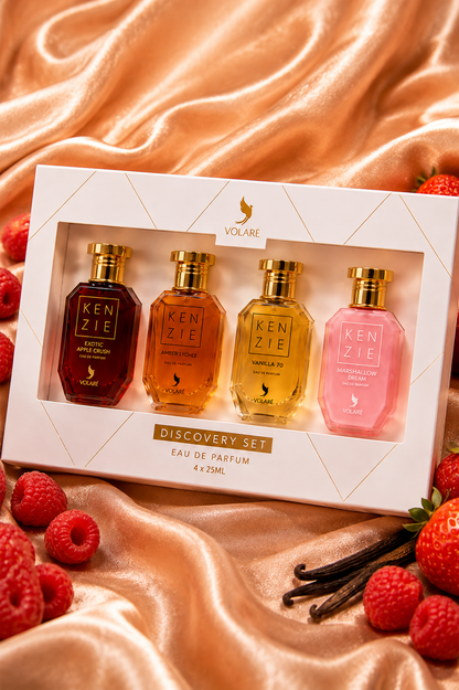 💝 Coffret Découverte Kenzie – 4 Eaux de Parfum (4 × 25 ml)