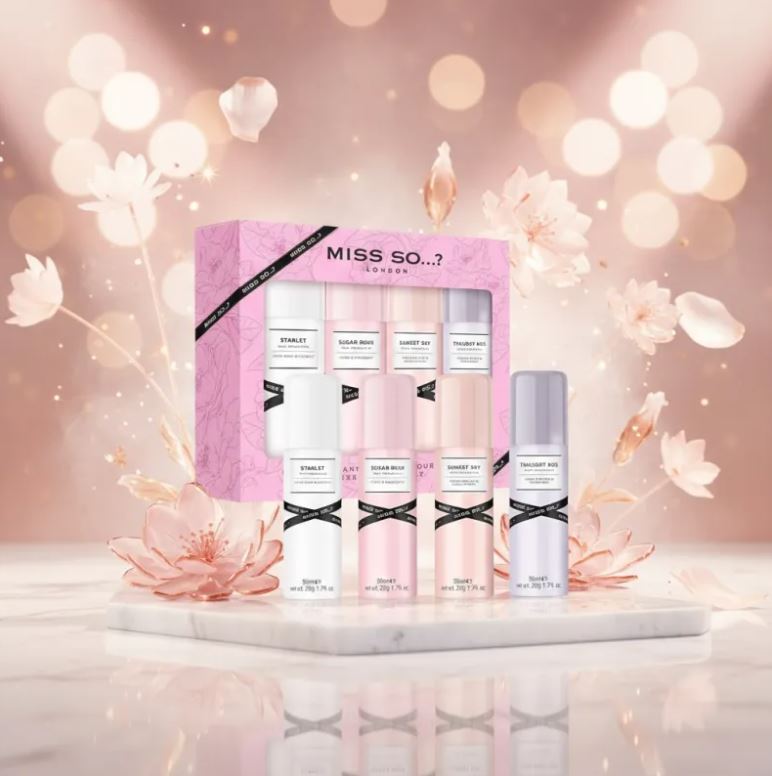 Coffrets 4 brumes - Miss SO - 50ml