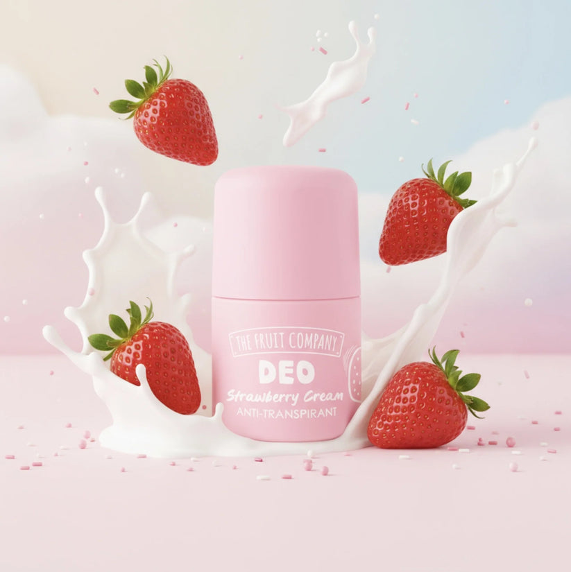 🍓🍦 Déodorant Roll-On Fraise Chantilly  – Anti-Transpirant - 50ml