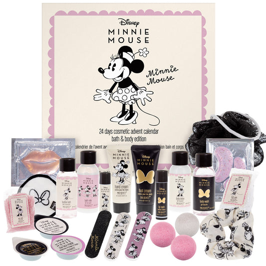 🎀 Calendrier de l’Avent Minnie Mouse – 24 Surprises Beauté