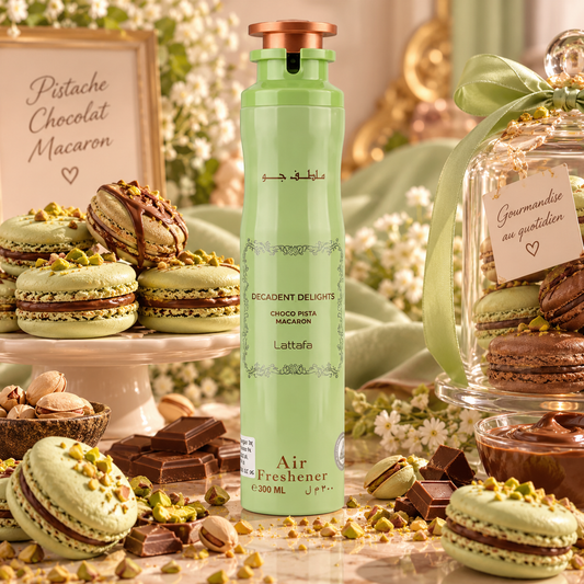 Désodorisant d'ambiance Maison - Macaron pistache & chocolat - 300ml