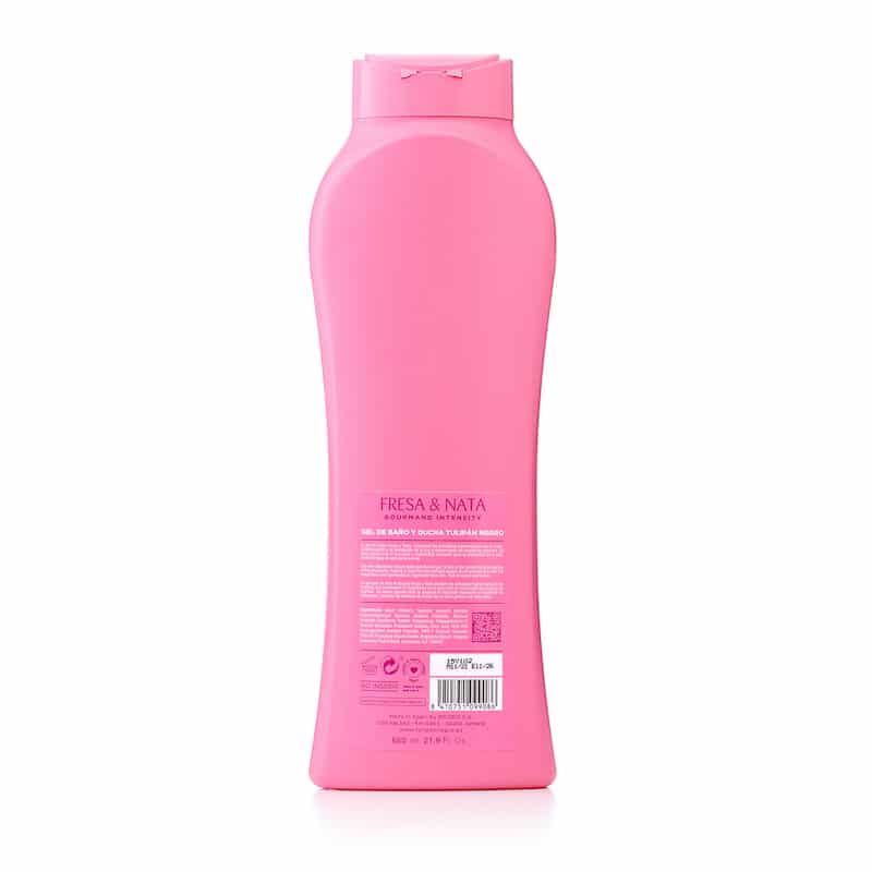 Gel douche et bain gourmand, Fraise Chantilly 650ml