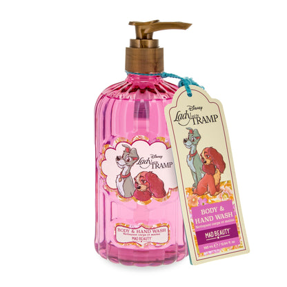 Gel douche & mains 380 ml – La Belle et le Clochard 🐾💖