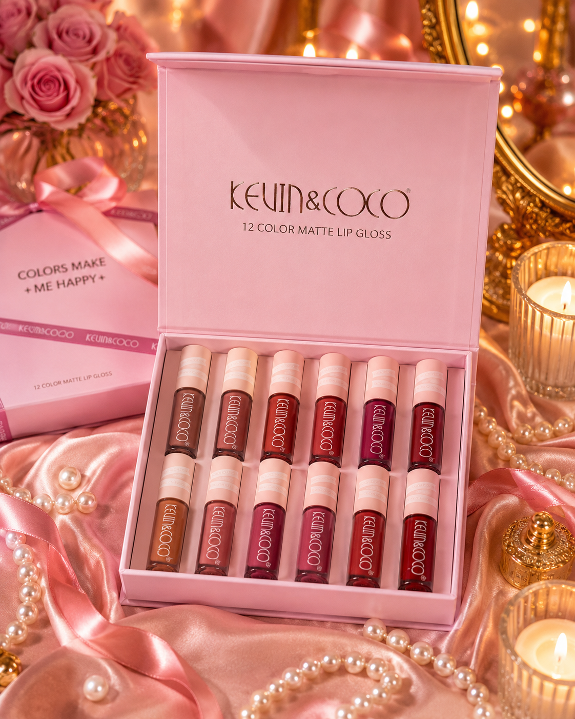 💄 Coffret Colors Make Me Happy – 12 Gloss Mats
