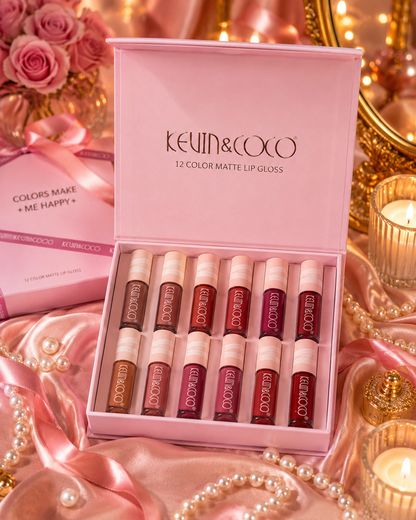 💄 Coffret Colors Make Me Happy – 12 Gloss Mats