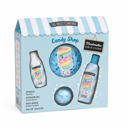 Coffret Bain Candy Shop - Marshmallow 🍬