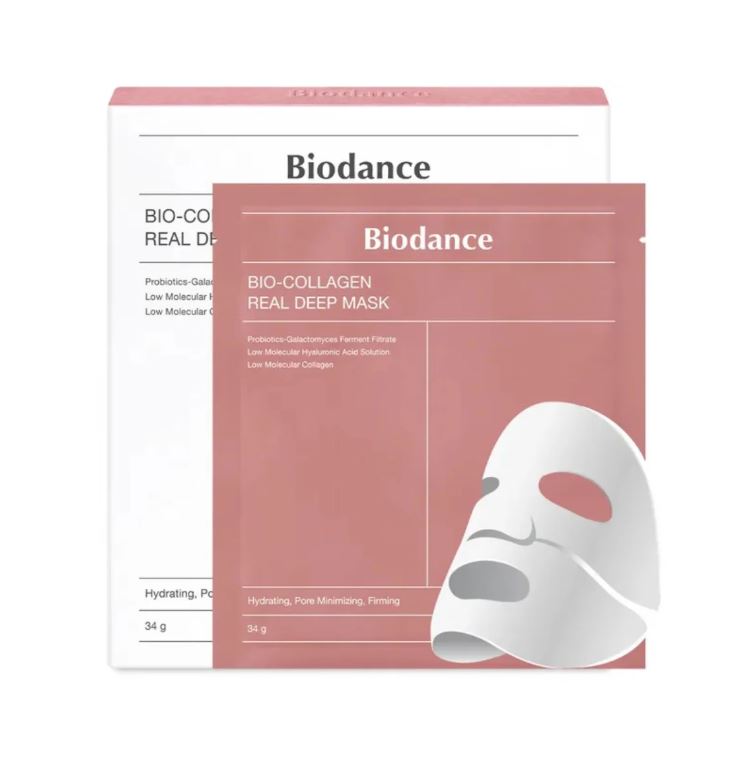 Coffret de 4 masques Biodance Bio-Collagen – Peau repulpée & glow