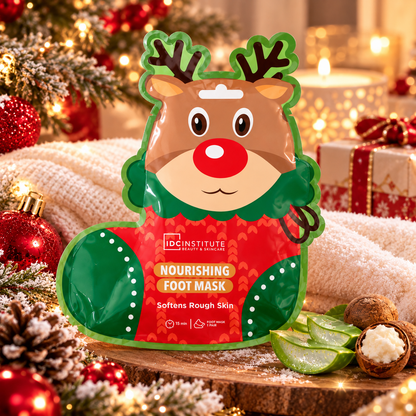 🦌 Masque Chaussettes Pieds Nourrissant – Christmas Edition
