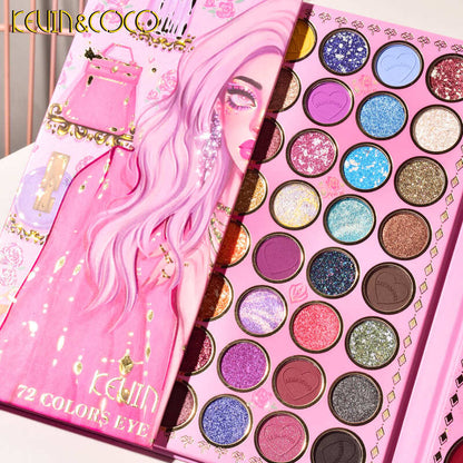 Palette XXL Fashion Nova Girl – 72 Couleurs 💗🌈