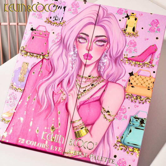 Palette XXL Fashion Nova Girl – 72 Couleurs 💗🌈