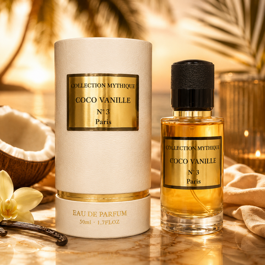 🌴 Eau de Parfum Coco Vanille N°3 – Collection Mythique – 50 ml