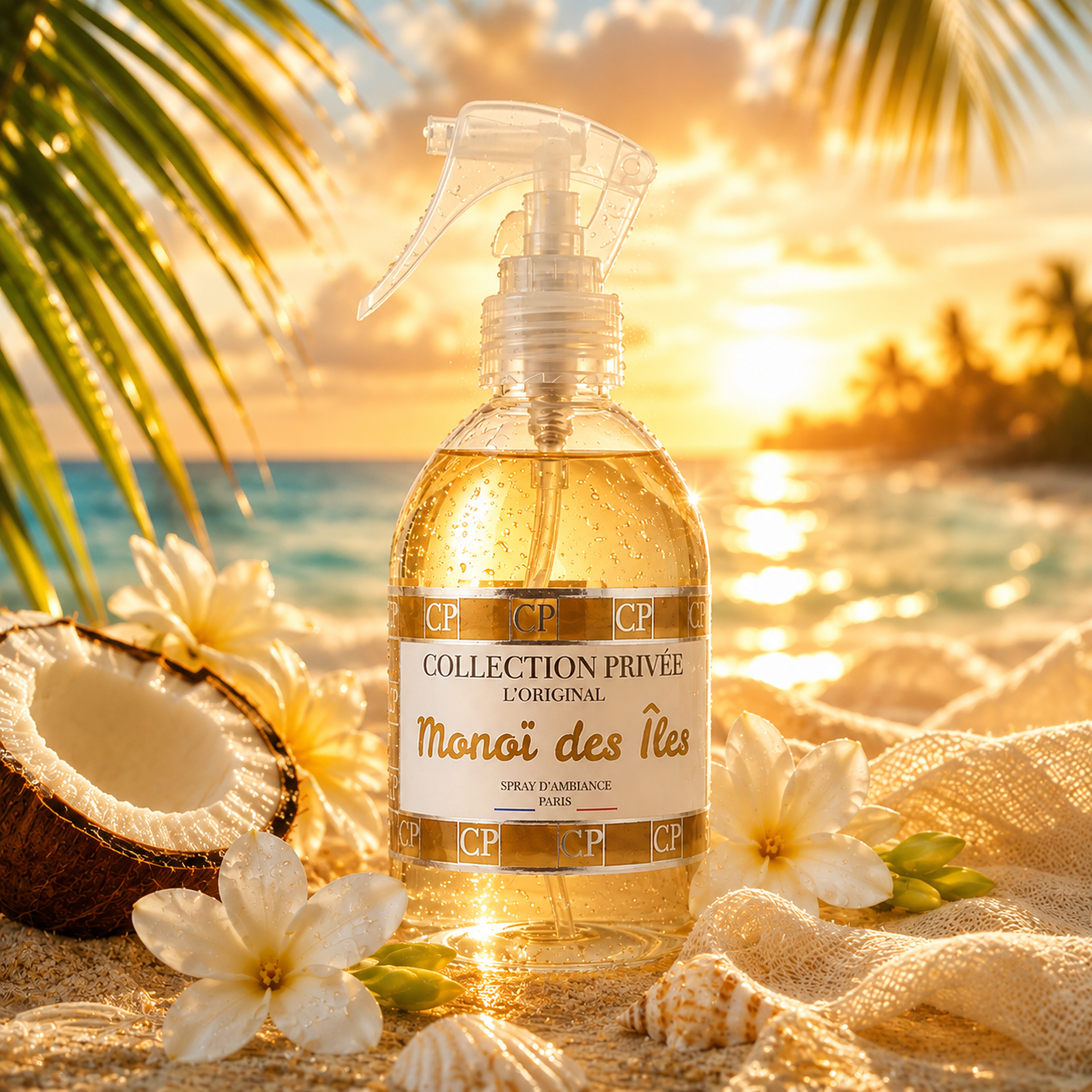 Spray d'Ambiance Monoï des Îles 🌴 | 250 ml