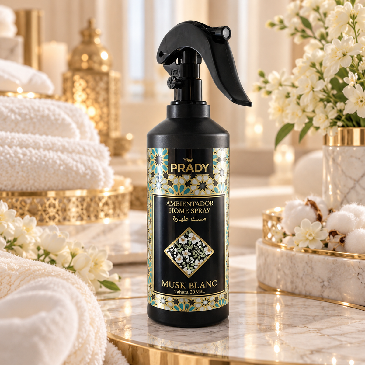 🤍 Spray maison, linge et voiture - Musc Blanc Tahara - 220 ml