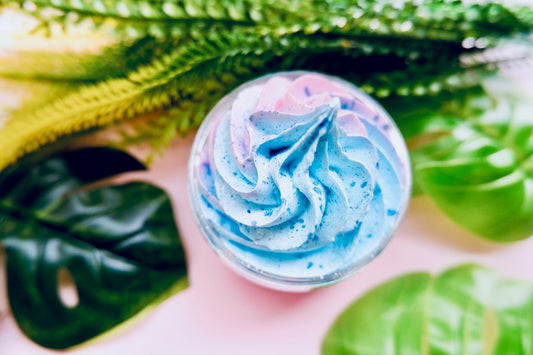 🍭 Savon Fouetté Exfoliant Barbe à Papa – Grand pot de 150 ml