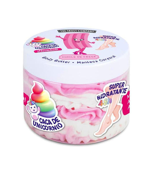 Beurre Chantilly Corporel Chewing-gum Fraise - 250ml