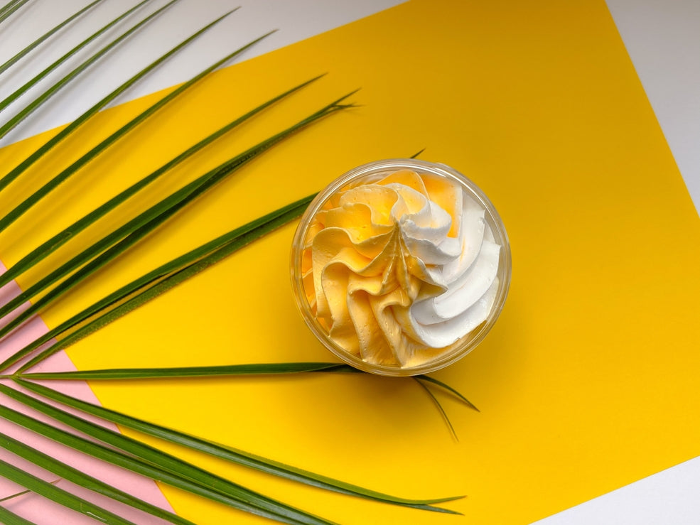 🥭 Savon Fouetté Coco & Mangue – Grand pot de 150 ml 🥥