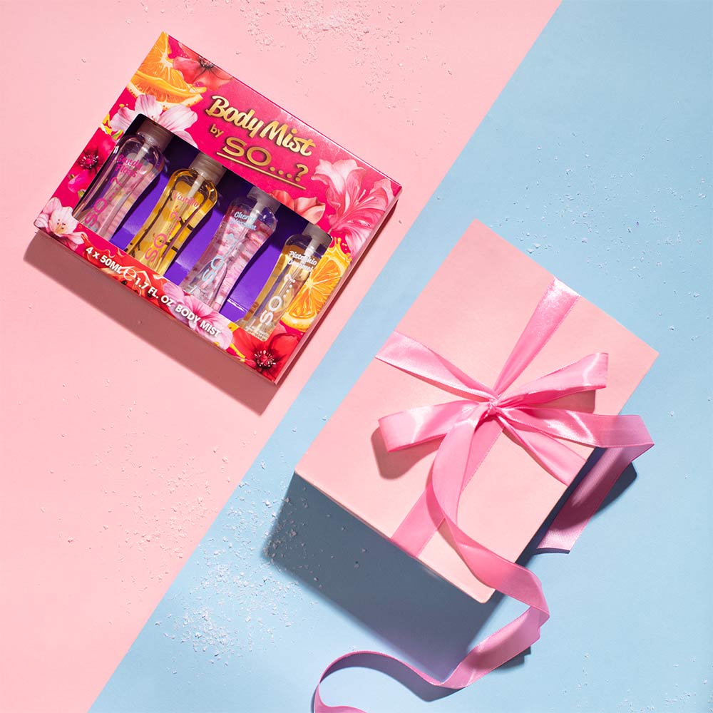 Coffret 4 Brumes 50ml - Vanille, Barbe à Papa, Fleur de Cerisier, Caramel Pistache 🌸