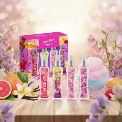 Coffrets 4 brumes - Body Mist By So - 100ml