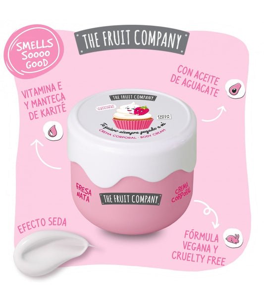 🍦 Crème Corps Fraise Chantilly Vegan - 200 ml 🍓