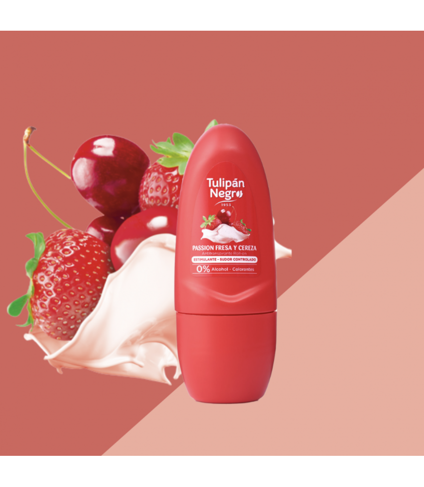 Déodorants Roll-on Fraise & Cerise - Anti-Transpirant 50ml