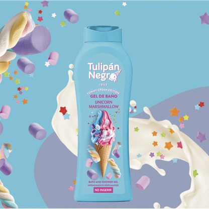 🍦 Gel Douche Hydratant – Crème Glacée Guimauve 🦄🌈